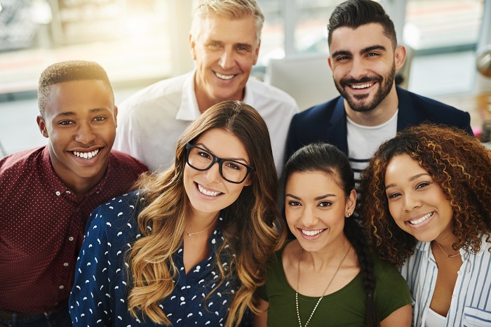 Smiling Employees